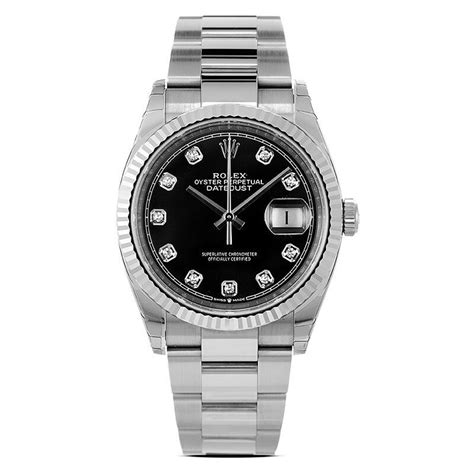 rolex datejust nero indossato|rolex diamond datejust.